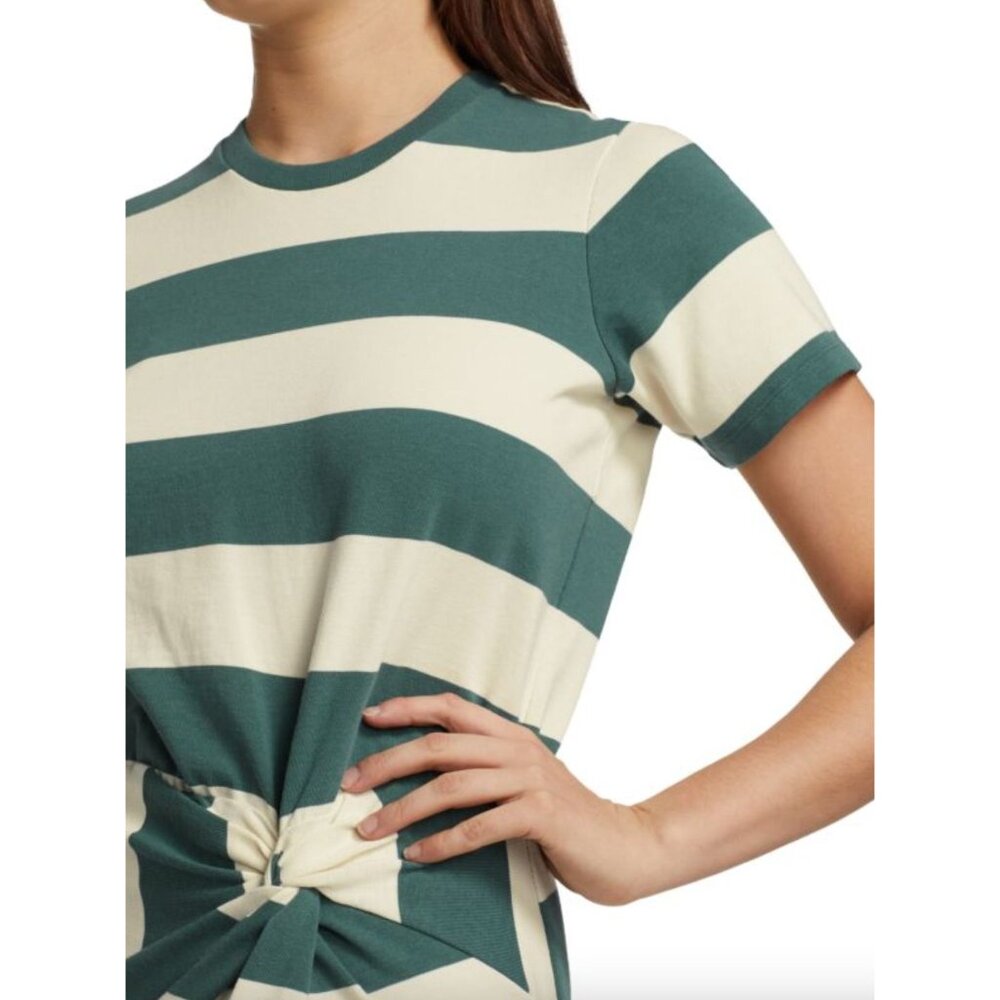 Veronica Beard Jeans Tyla Striped T-shirt Dress Size Medium Casual - Picture 3 of 7